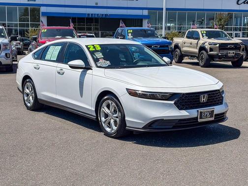 White 2023 Honda Accord LX