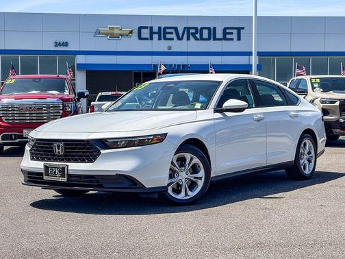 White 2023 Honda Accord LX