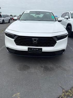 White 2023 Honda Accord LX Sedan