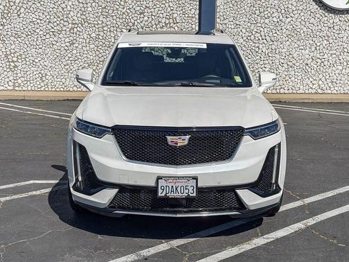 Crystal White Tri-Coat 2022 Cadillac XT6 Sport AWD