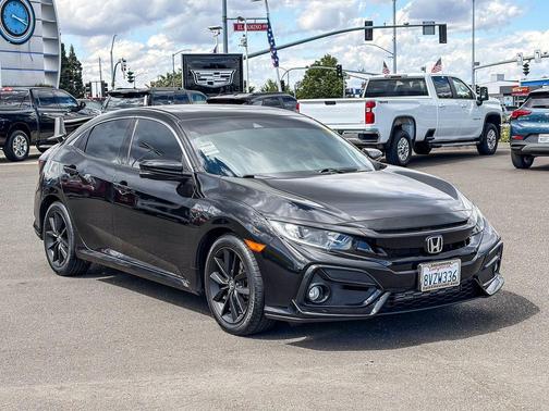 Black 2021 Honda Civic EX