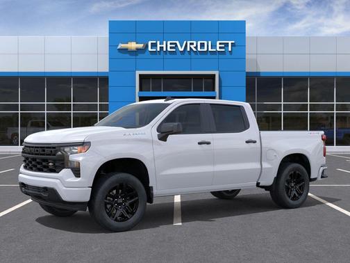 Summit White 2026 Chevrolet Silverado 1500 Custom