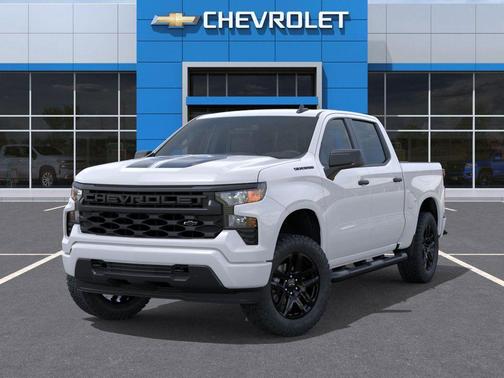 Summit White 2026 Chevrolet Silverado 1500 Custom