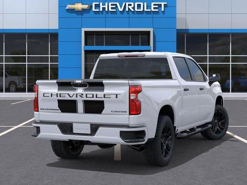 Summit White 2026 Chevrolet Silverado 1500 Custom