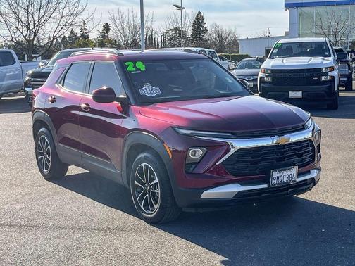 Crimson Metallic 2024 Chevrolet Trailblazer LT