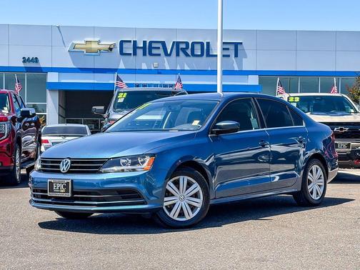 Silk Blue Metallic 2017 Volkswagen Jetta 1.4T S