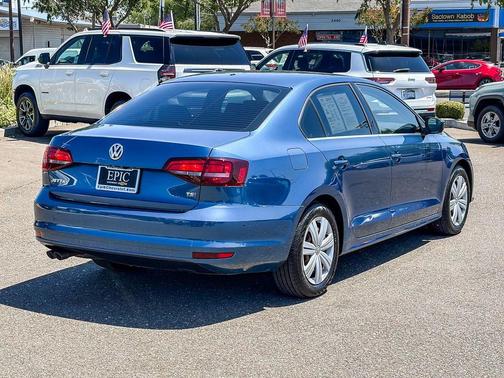 Silk Blue Metallic 2017 Volkswagen Jetta 1.4T S