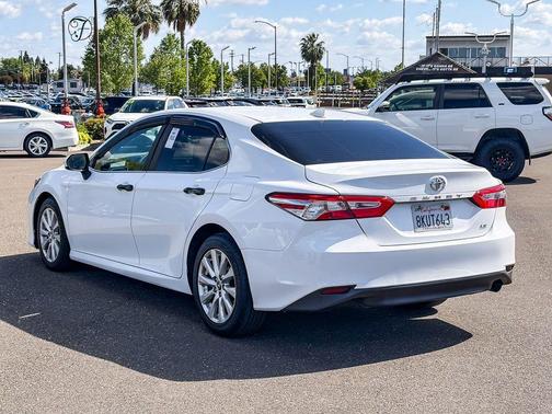 Super White 2019 Toyota Camry LE