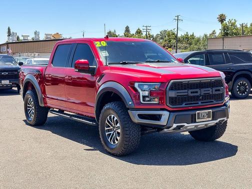 Red Metallic 2020 Ford F-150 Raptor