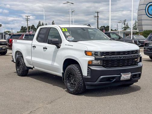 Summit White 2021 Chevrolet Silverado 1500 WT