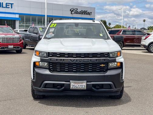 Summit White 2021 Chevrolet Silverado 1500 WT