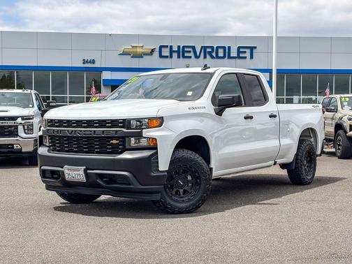 Summit White 2021 Chevrolet Silverado 1500 WT