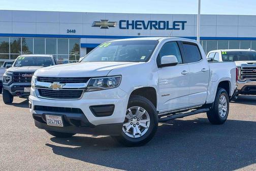 Summit White 2020 Chevrolet Colorado LT