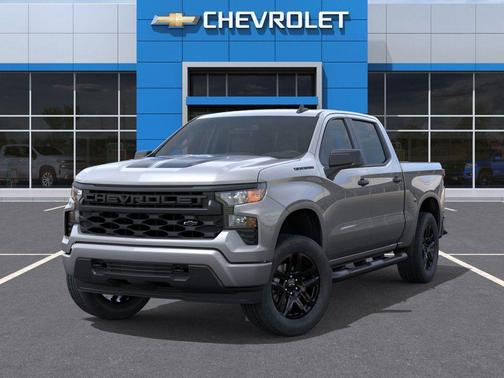Sterling Gray Metallic 2026 Chevrolet Silverado 1500 Custom