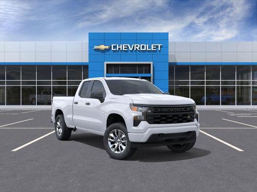 Summit White 2026 Chevrolet Silverado 1500 Custom