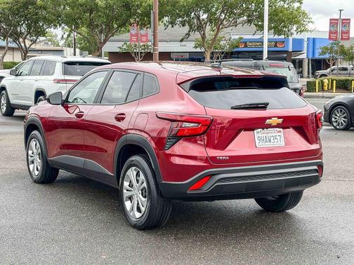 Crimson Metallic 2024 Chevrolet Trax LS