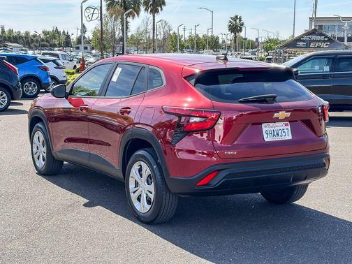 Crimson Metallic 2024 Chevrolet Trax LS