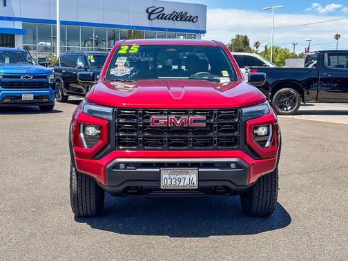 Volcanic Red 2025 GMC Canyon Elevation
