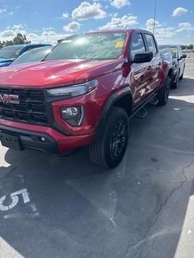 Volcanic Red 2025 GMC Canyon Elevation