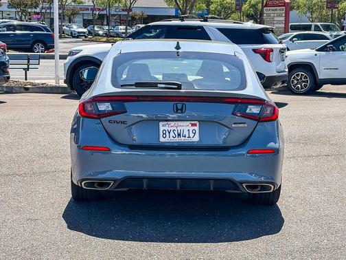 Gray 2022 Honda Civic Sport Touring