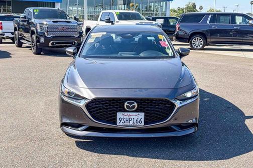 Machine Gray Metallic 2025 Mazda Mazda3 FWD w/Preferred Package