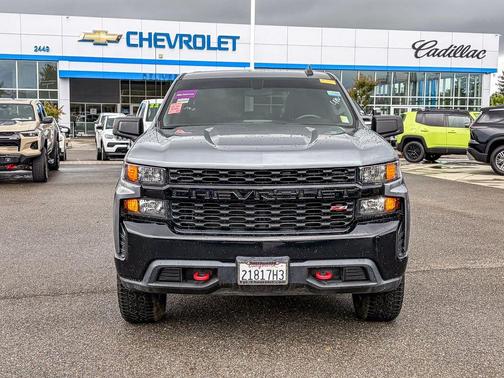 Satin Steel Metallic 2021 Chevrolet Silverado 1500 Custom Trail Boss