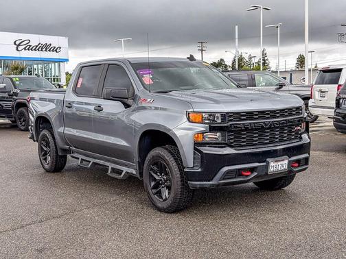 Satin Steel Metallic 2021 Chevrolet Silverado 1500 Custom Trail Boss