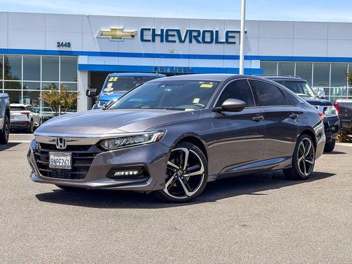 Black 2019 Honda Accord LX