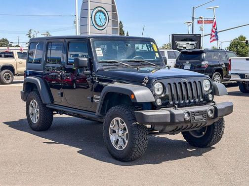 Black Clearcoat 2016 Jeep Wrangler Unlimited Sport