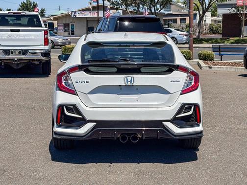 White 2020 Honda Civic Sport