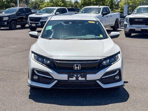 White 2020 Honda Civic Sport