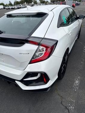 White 2020 Honda Civic Sport