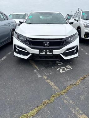White 2020 Honda Civic Sport