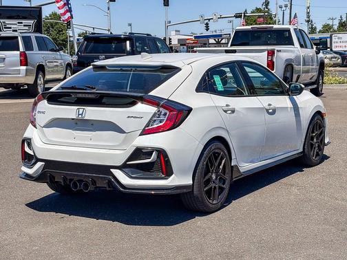White 2020 Honda Civic Sport