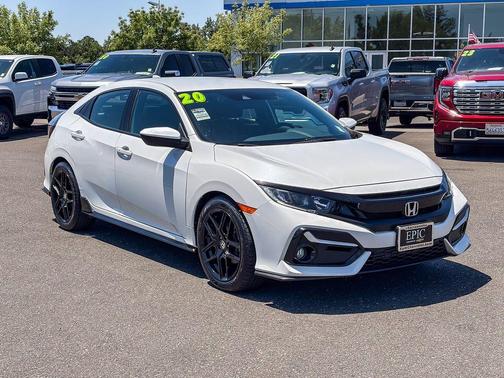 White 2020 Honda Civic Sport