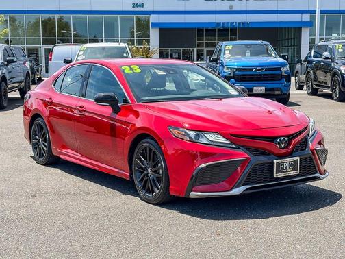 Red 2023 Toyota Camry XSE