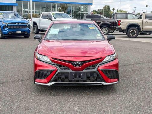 Red 2023 Toyota Camry XSE