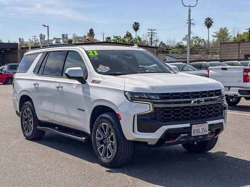 Iridescent Pearl Tricoat 2021 Chevrolet Tahoe Z71