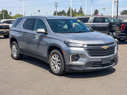 Sterling Gray Metallic 2023 Chevrolet Traverse LS