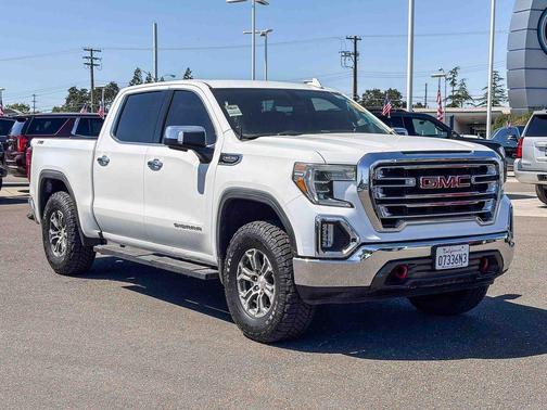 Summit White 2019 GMC Sierra 1500 SLT