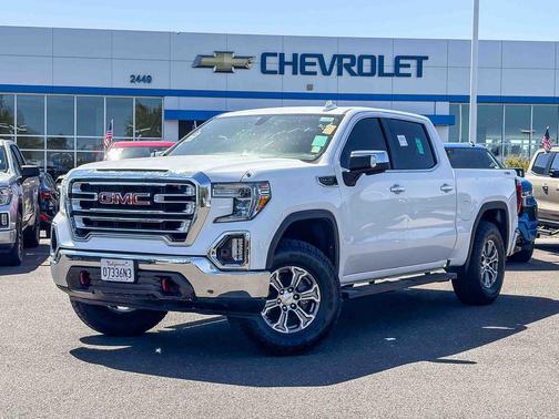 Summit White 2019 GMC Sierra 1500 SLT