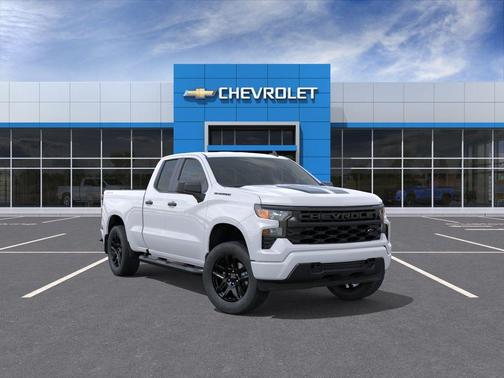 Summit White 2026 Chevrolet Silverado 1500 Custom