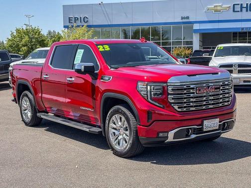 Volcanic Red 2023 GMC Sierra 1500 Denali