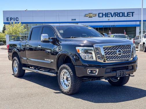 Magnetic Black 2017 Nissan Titan XD Platinum Reserve