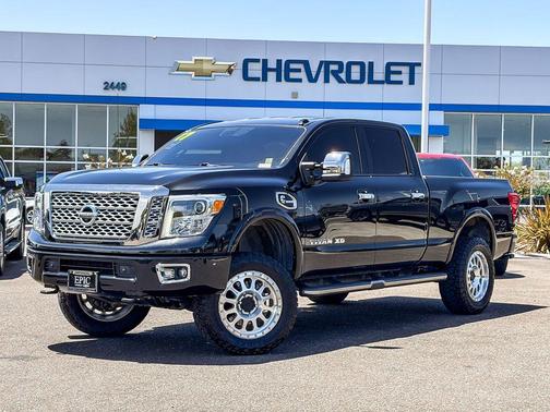 Magnetic Black 2017 Nissan Titan XD Platinum Reserve
