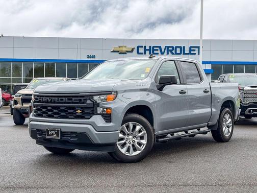 Slate Gray Metallic 2025 Chevrolet Silverado 1500 Custom