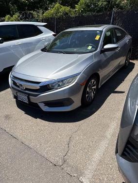 Silver 2017 Honda Civic EX