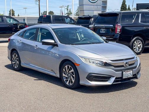 Silver 2017 Honda Civic EX