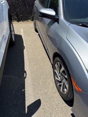 Silver 2017 Honda Civic EX