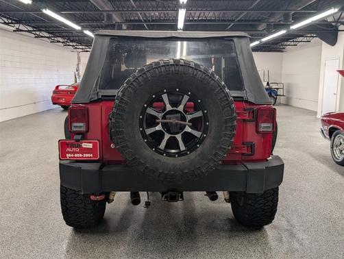 Red 2011 Jeep Wrangler Rubicon